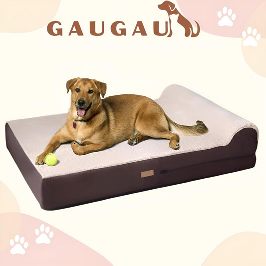 sustainable orthopedic dog bed with memory foam support