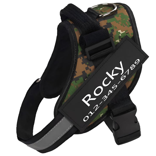Personalized No Pull Dog Harness