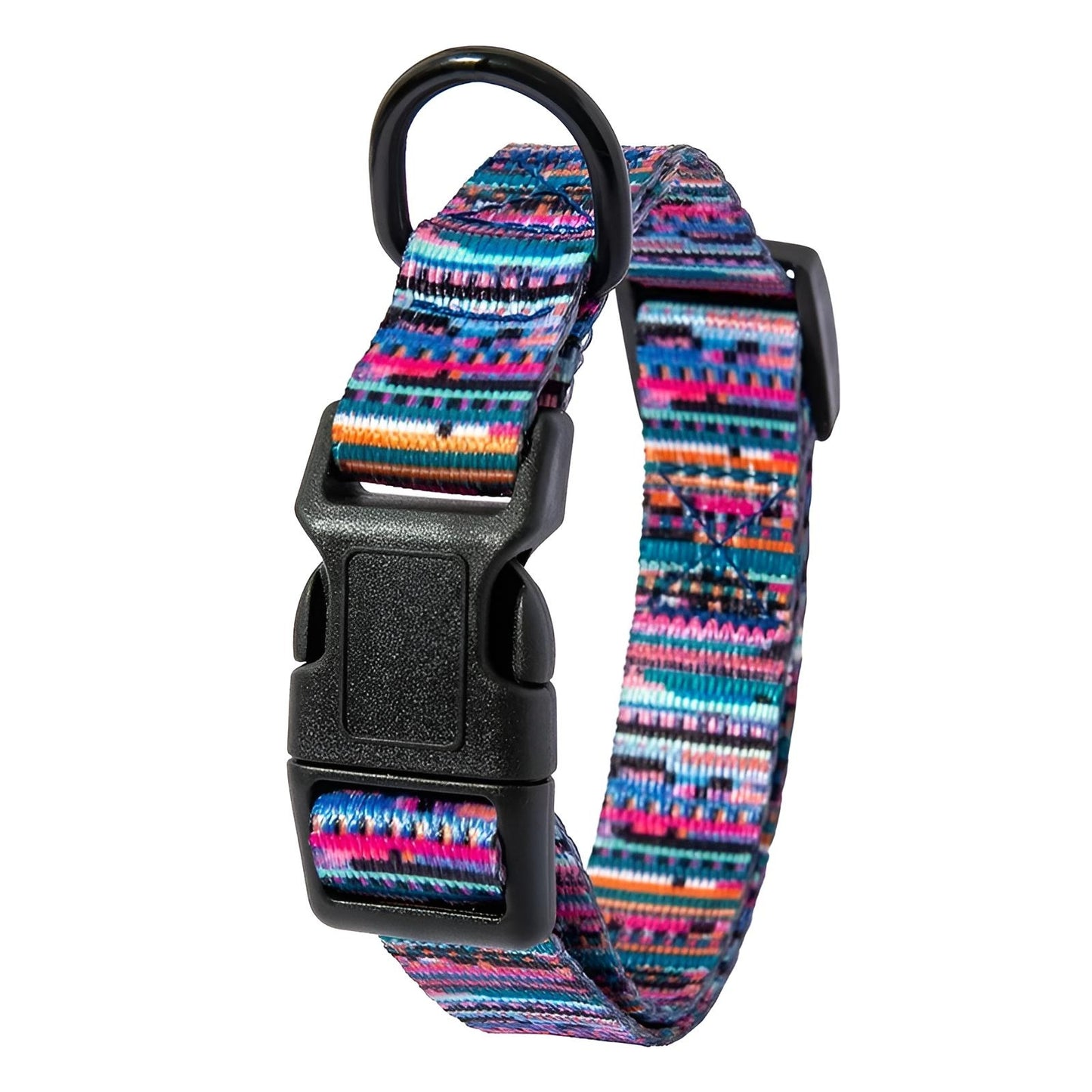 Custom Dog Collar with Name in Polyester Blends C Collar