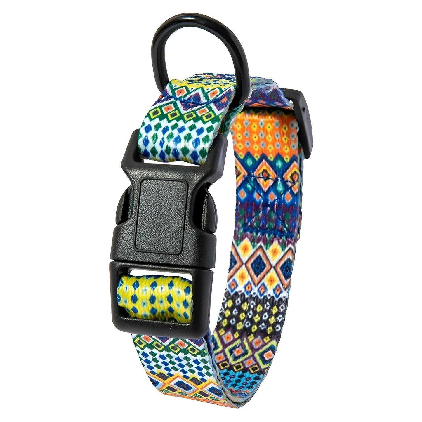 Custom Dog Collar with Name in Polyester Blends E Collar