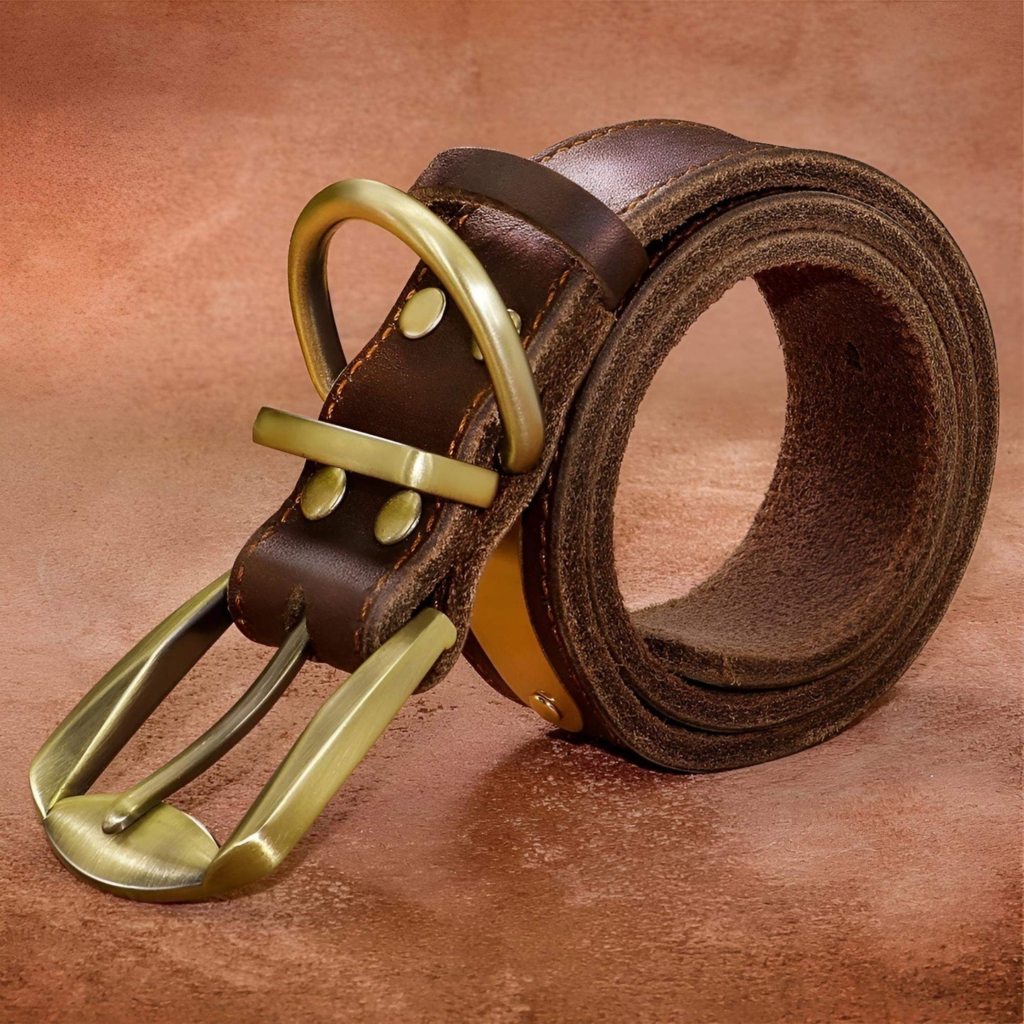 Personalized Dog Collar | Custom Genuine Leather Dog Collar with name plate & Leash | GauGau