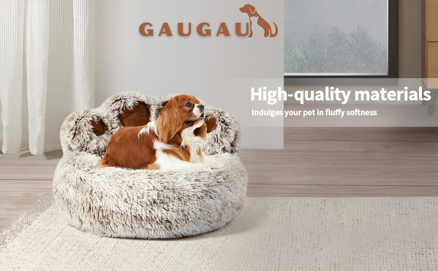 High quality Dog Bed Cute Bear Paw Shape