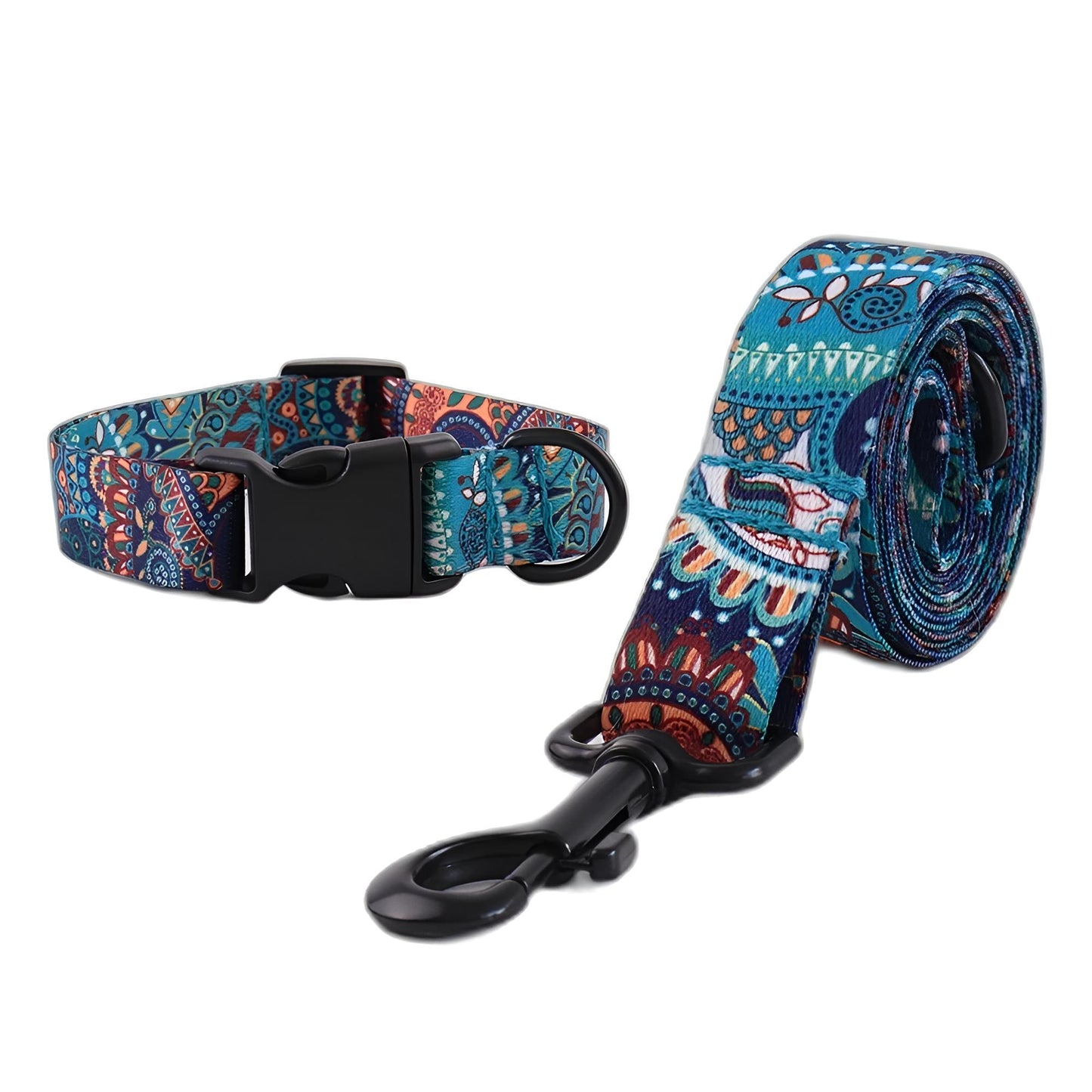 Nylon Customizable Dog Collars A Set