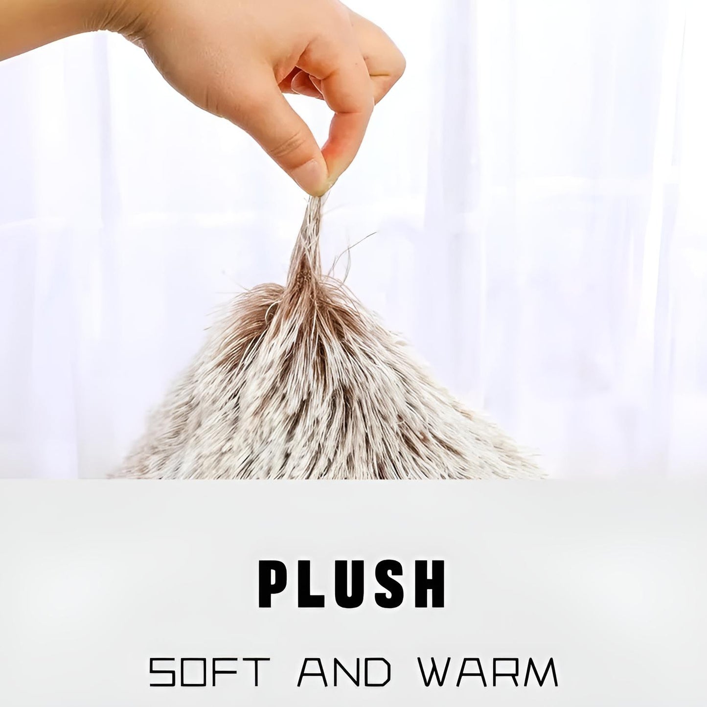 Plush soft medium dog bed