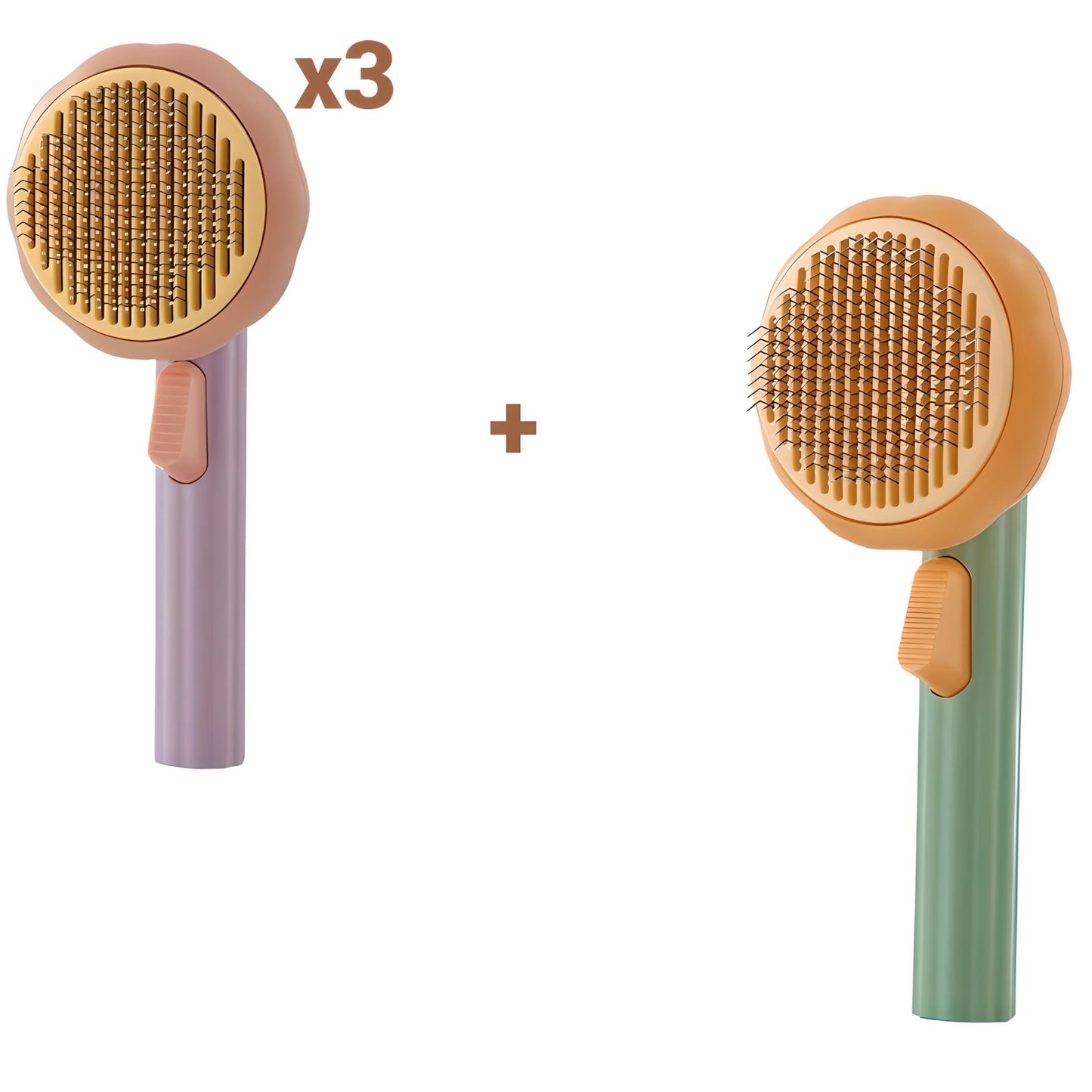 Pumpkin Pet Brush 4 pcs
