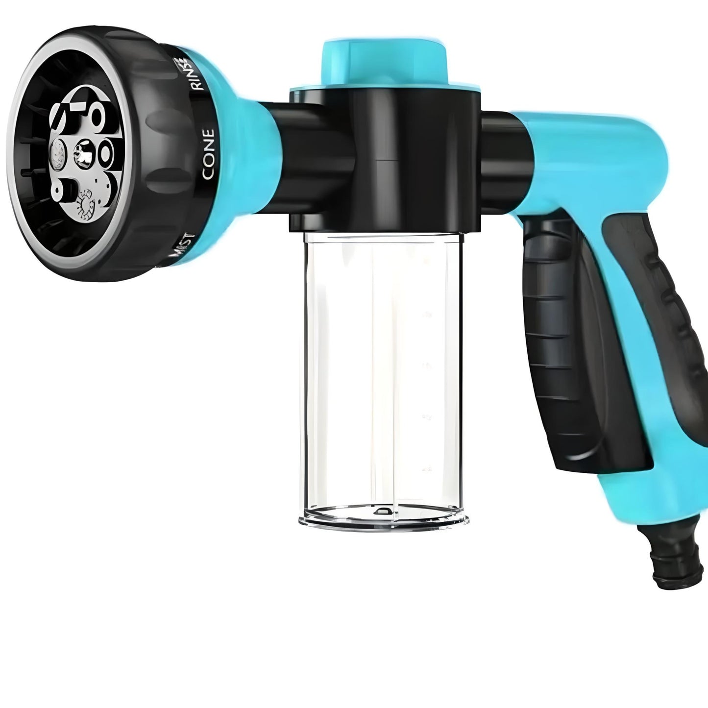 Pup Jet Dog Wash Hose Attachment with Soap Dispenser - blue