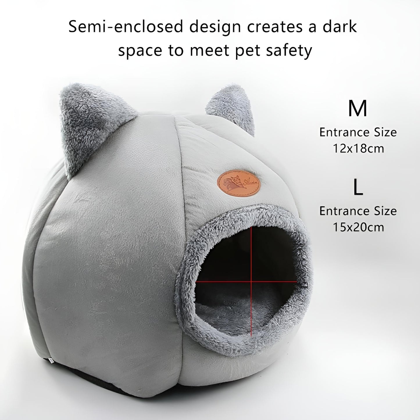 cat cave bed