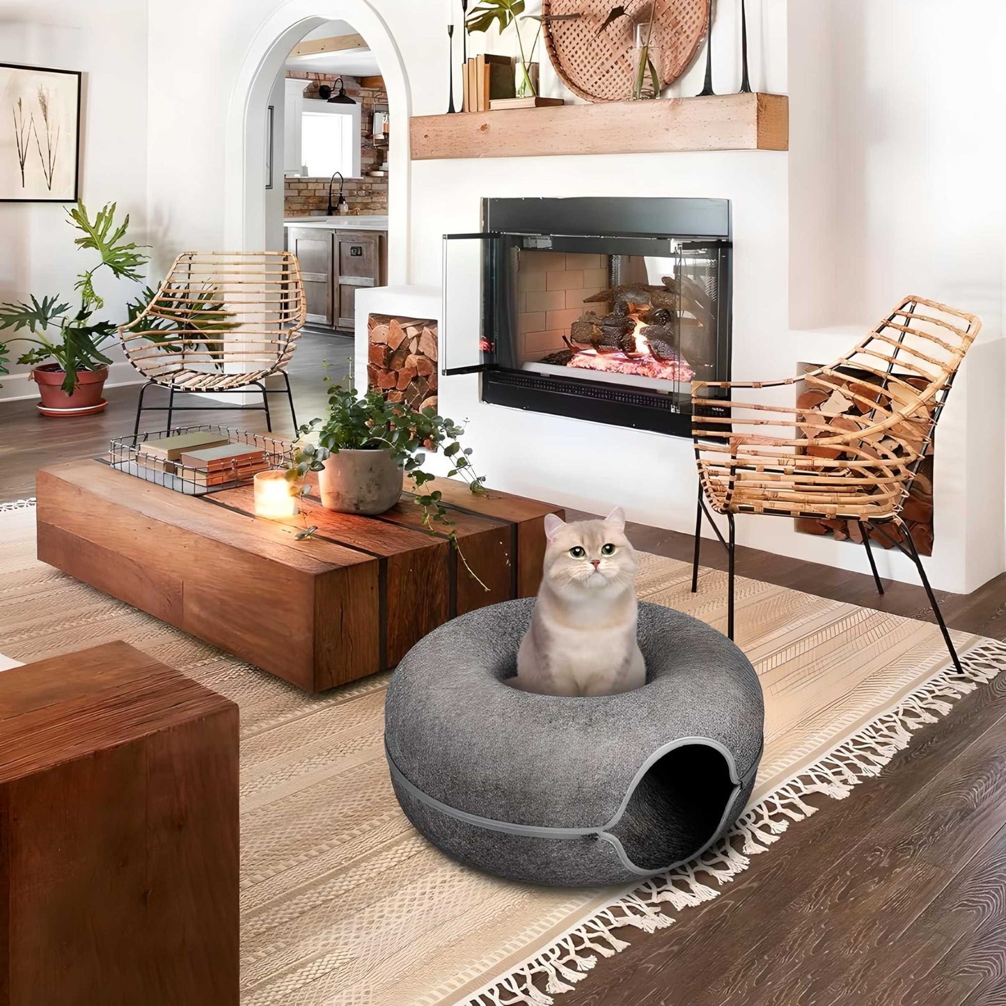 donut cat cave