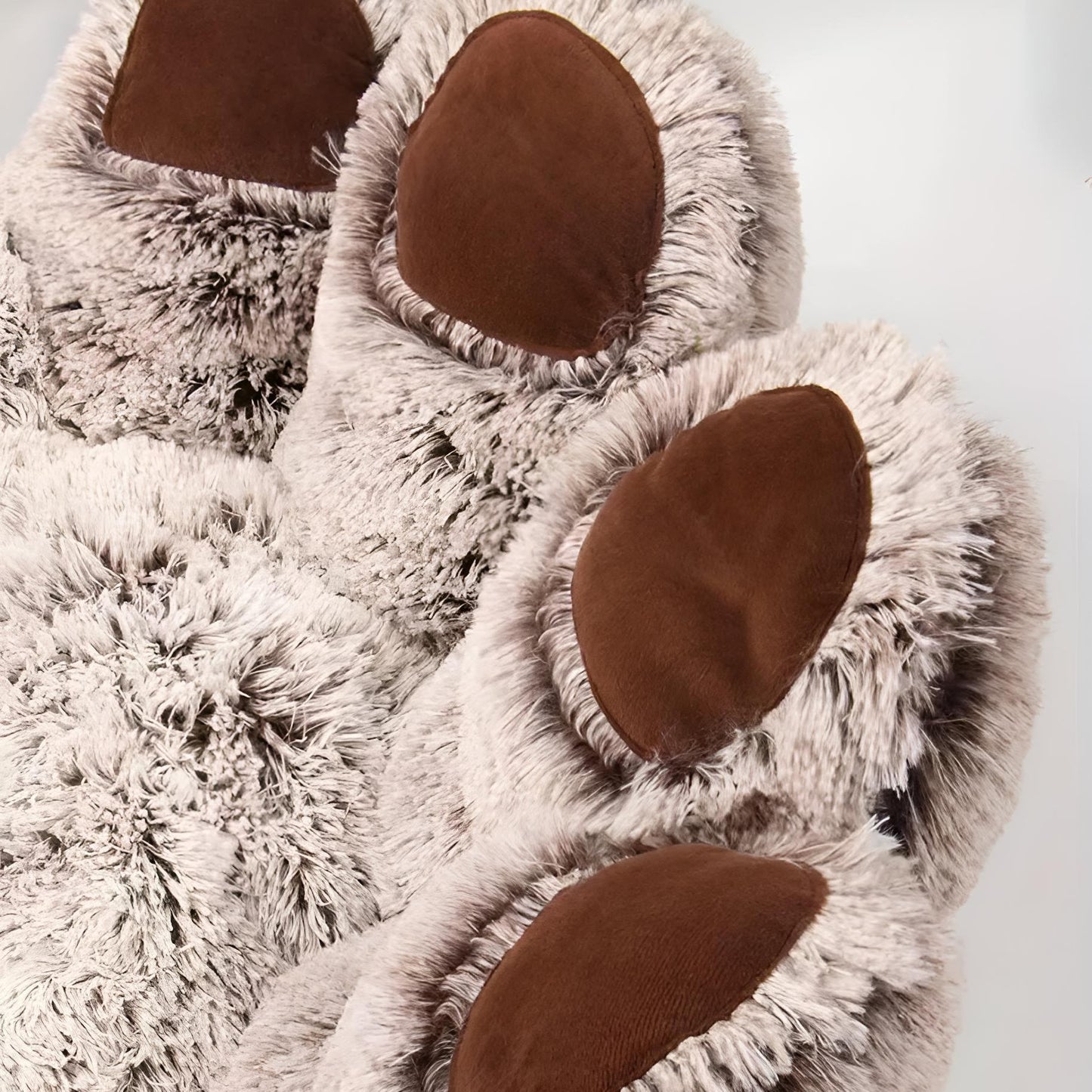 Heated Dog Bed Cute Bear Paw Shape