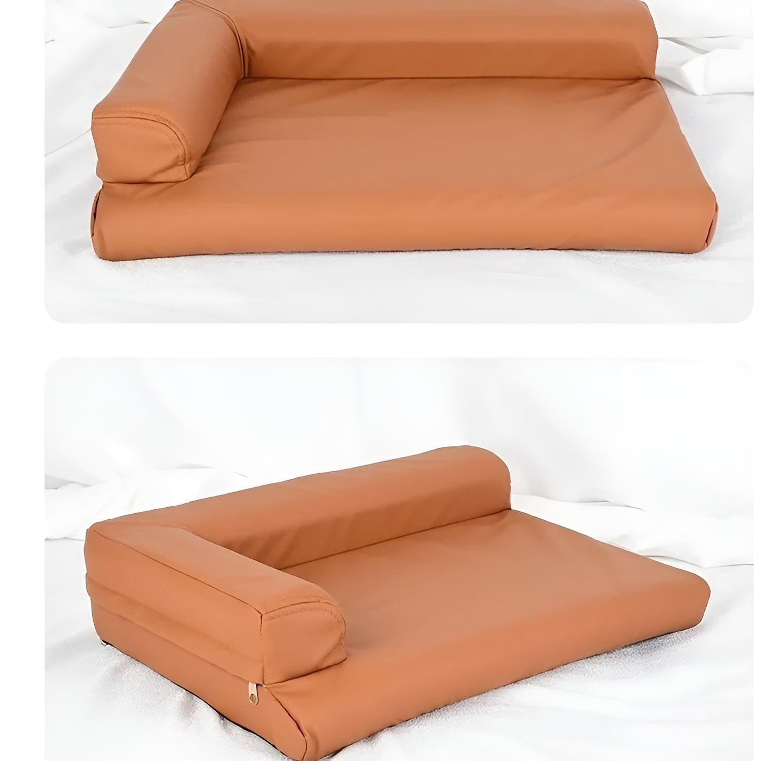 leather dog bed couch