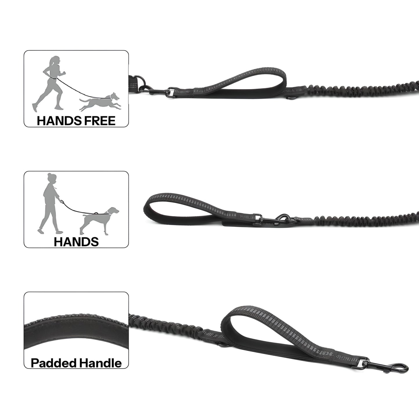 hands free running leash