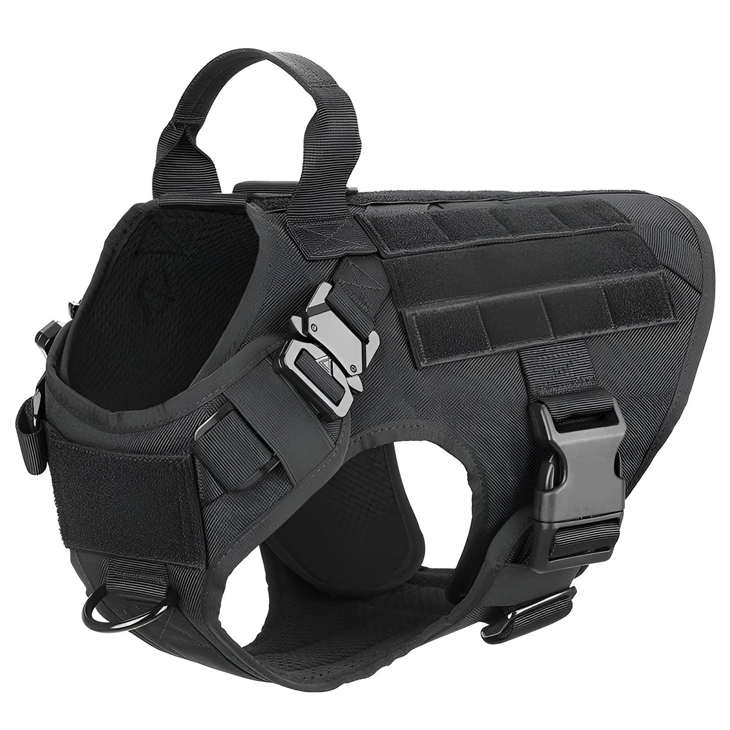 tactical dog harness black