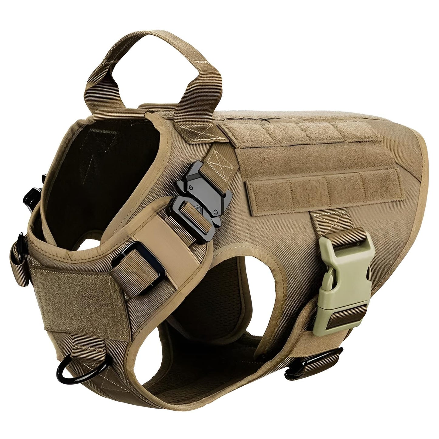 tactical dog harness brown