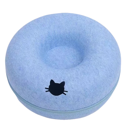 Cat Tunnel Bed with Cat Head Window