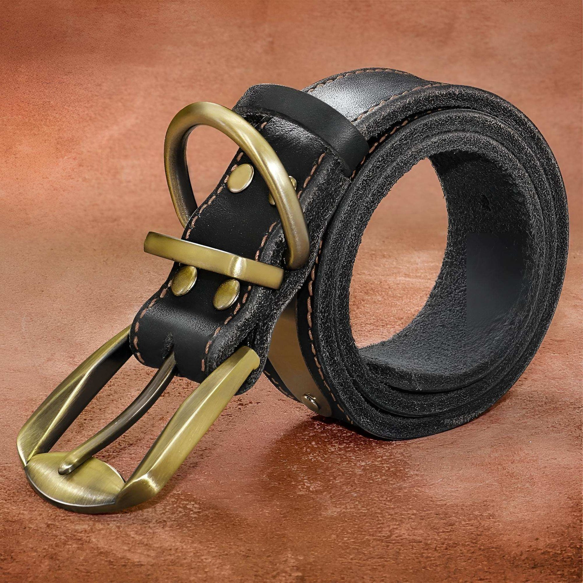 Custom Genuine Leather Dog Collar with name plate an leash black