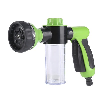 Dog Wash Hose Attachment with Soap Dispenser - green