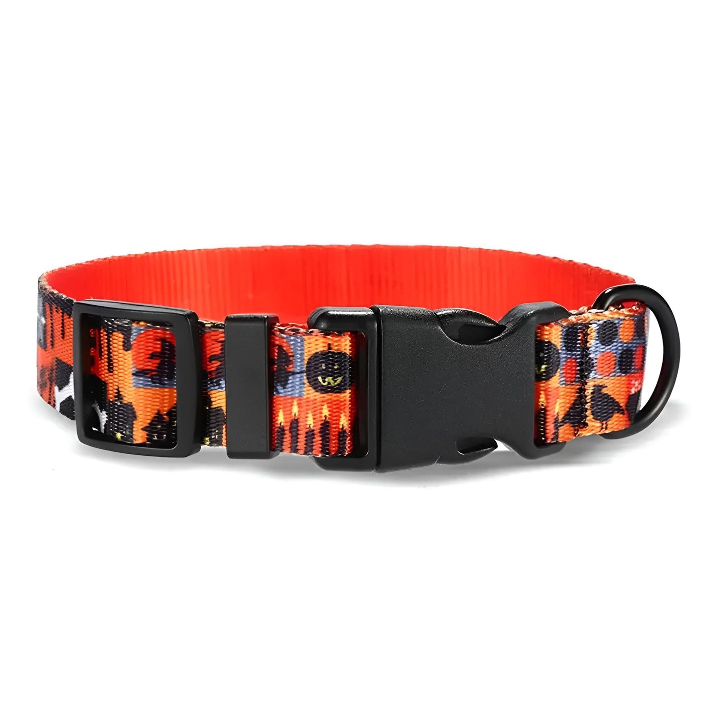 Happy Halloween Nylon Custom Dog Leashes Soft Yarn Collar 