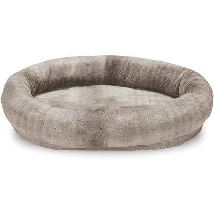 Large and Brown Human Dog Beds