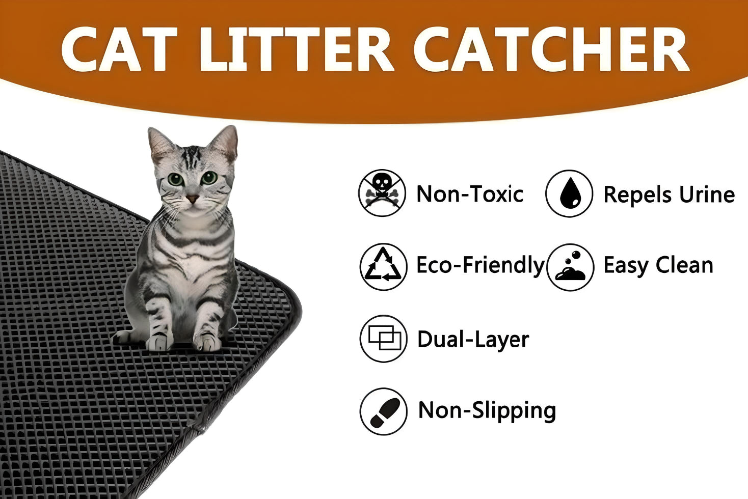 mat for cat litter box