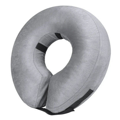 Soft Dog and cat Cone for Dogs After Surgery Description grey
