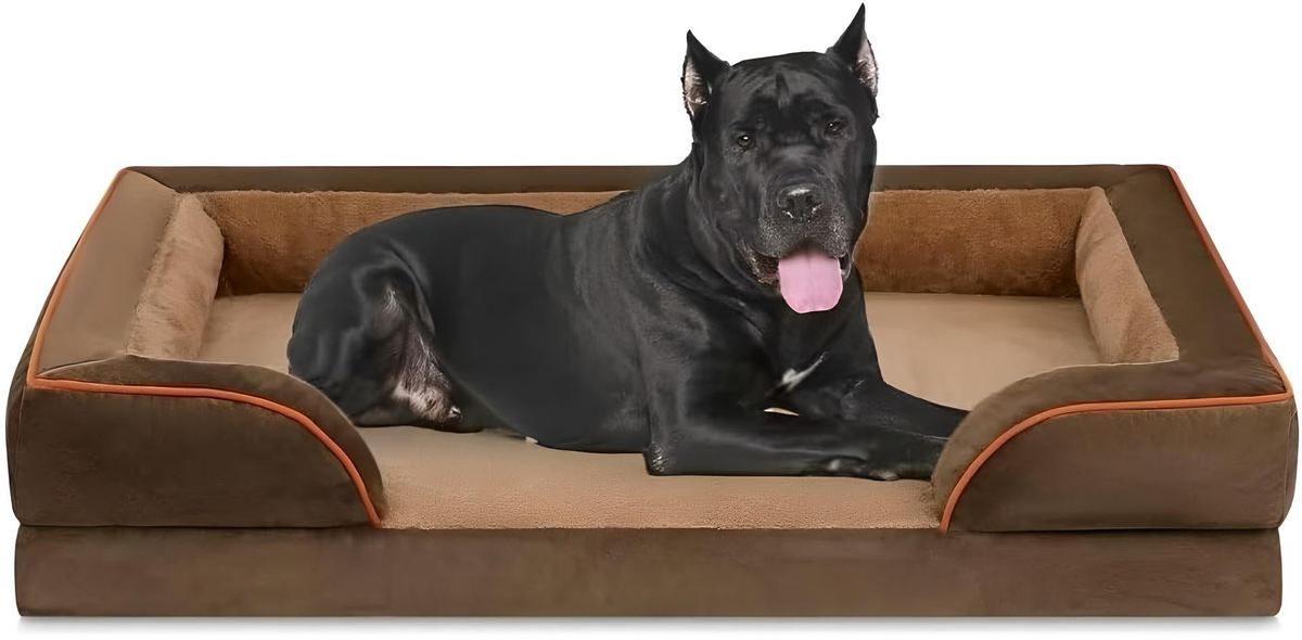 Large Dog Sofa Bed | Orthopedic Dog Bed | XXL Dog Bolster Bed - Dog Sofa Bed Crate For Large Dogs