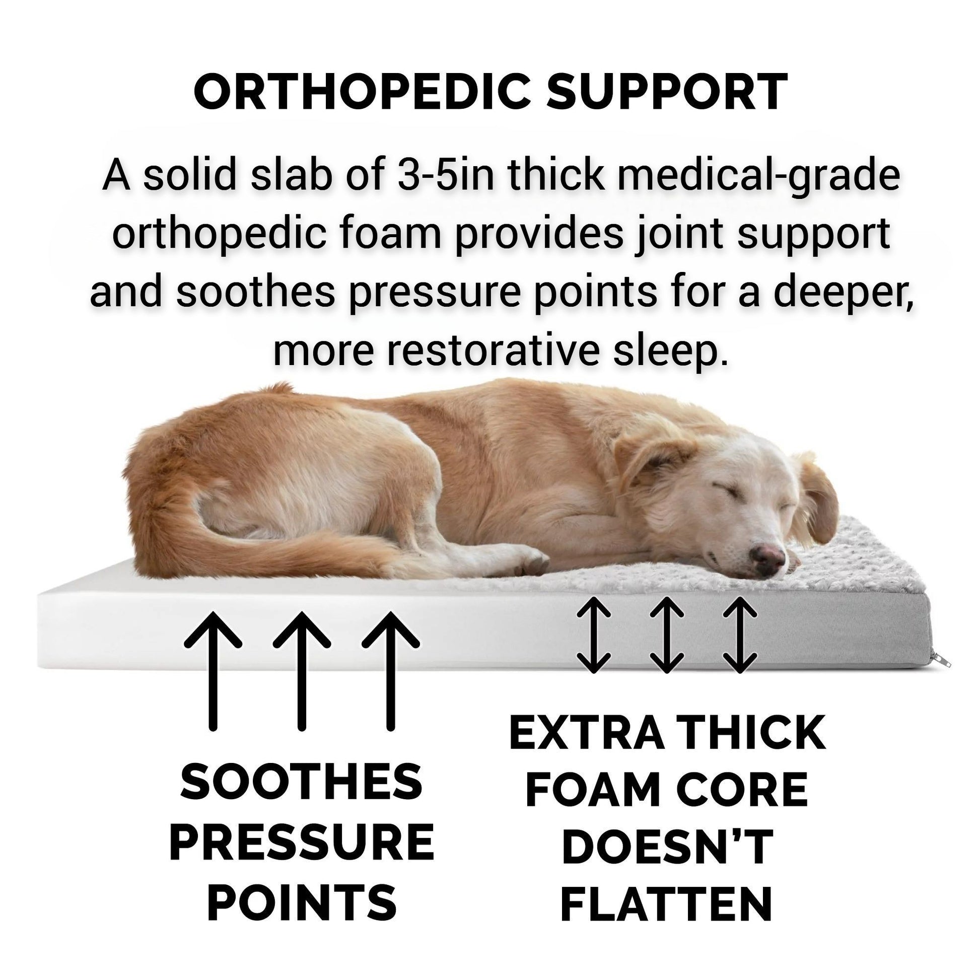 extra thick orthopedic dog bed