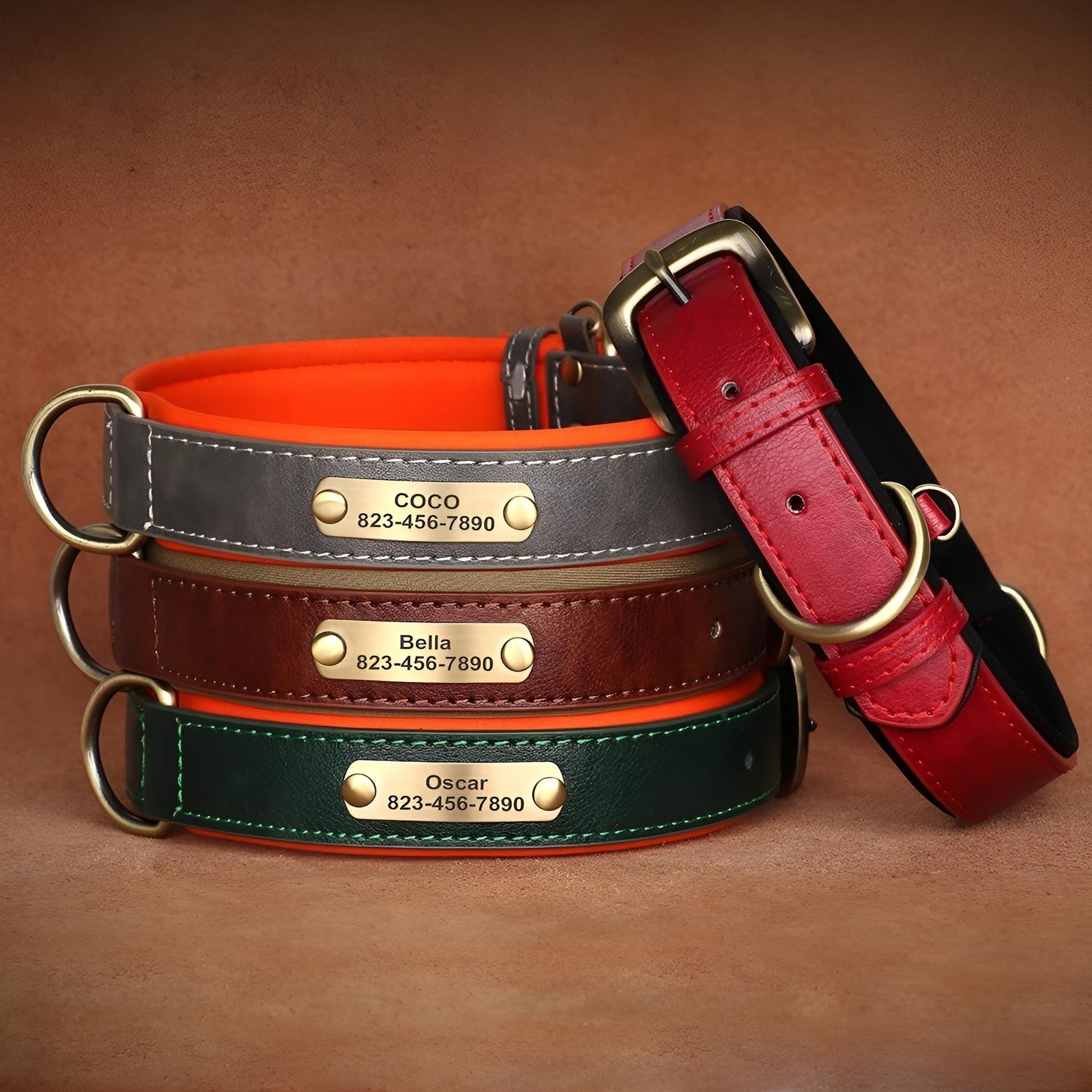 gaugau personalized dog collars