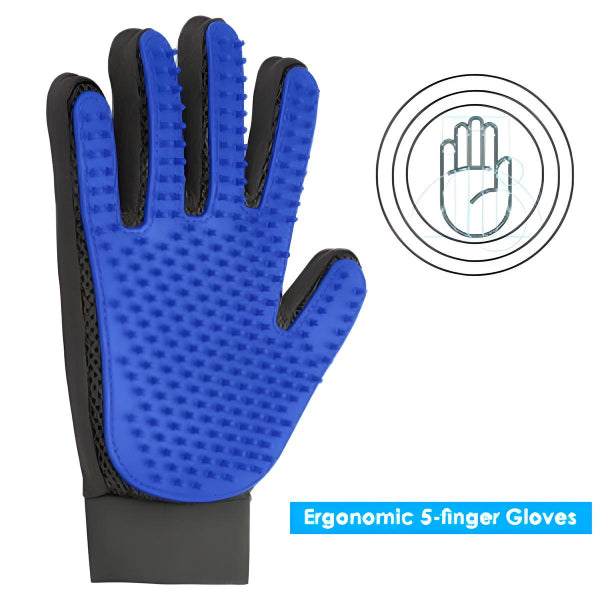 right hand pet grooming gloves