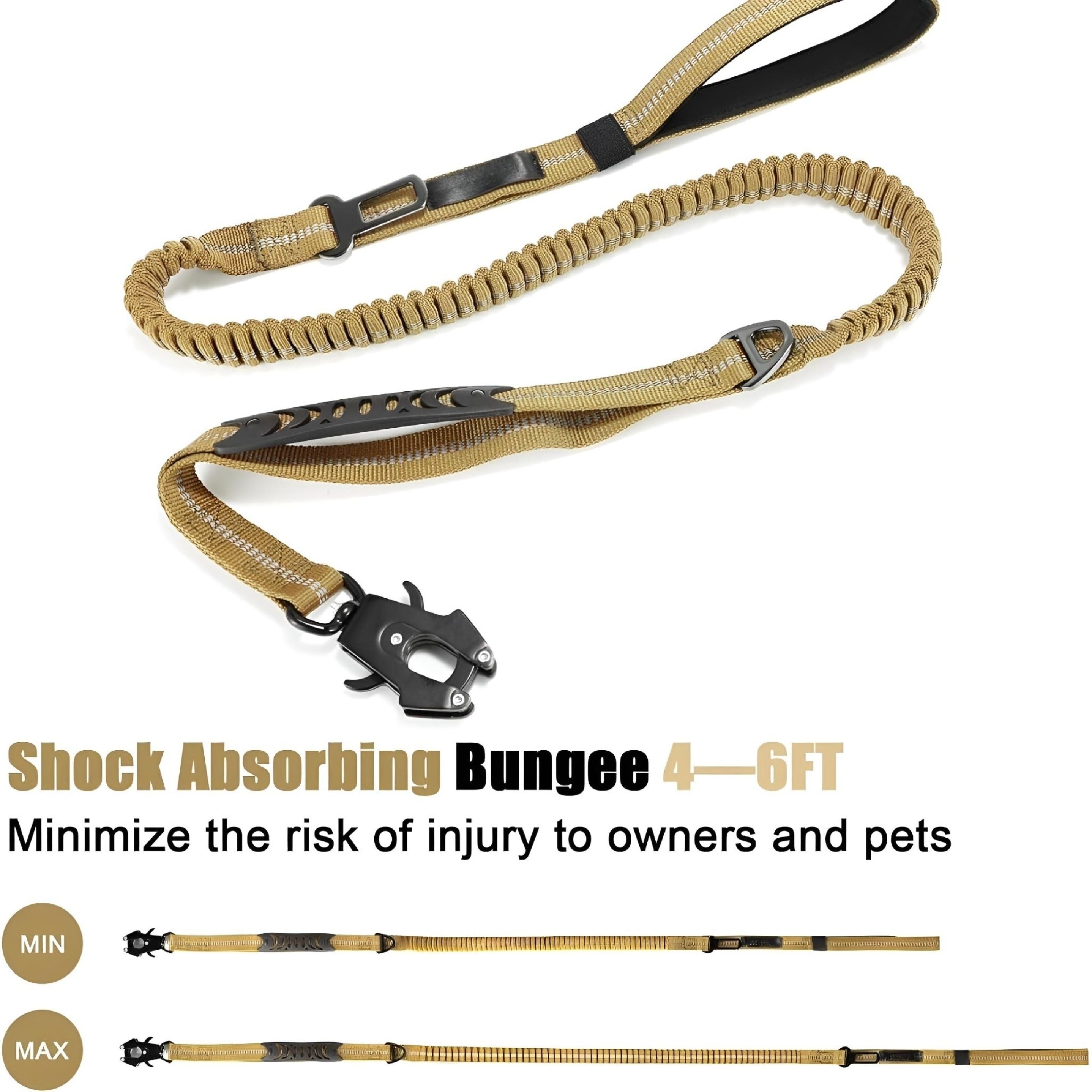 shock absorbing Tactical Dog Leash