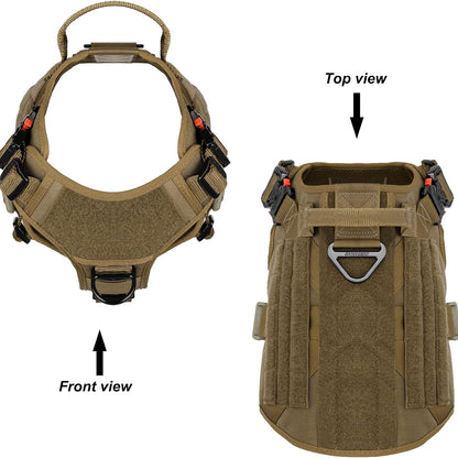 tactical dog vest harness
