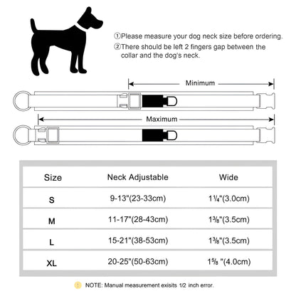 Personalized Dog Collar | Nylon Dog collar with name | GauGau
